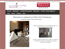 Tablet Screenshot of lacuillerapot.com